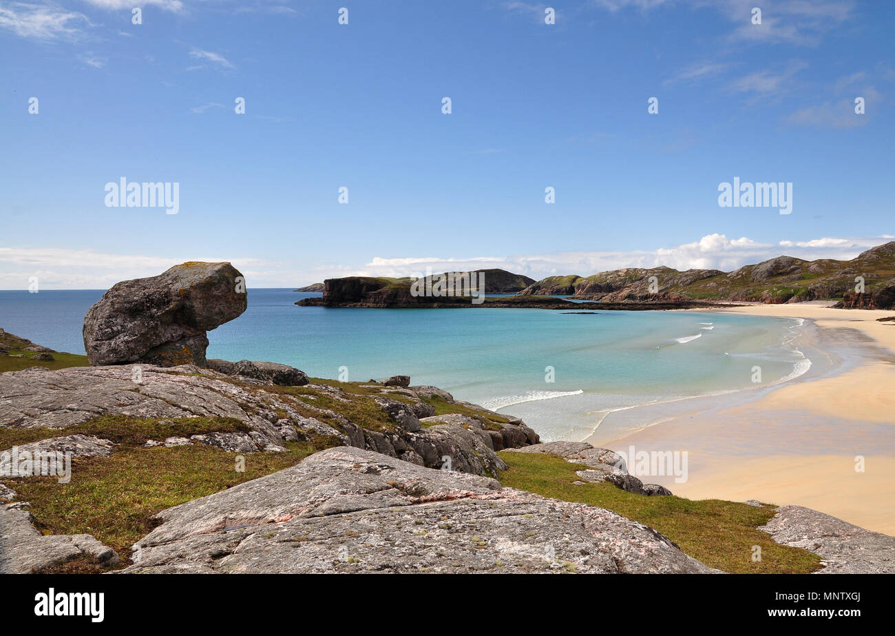 Oldshoremore Beach Stock Photo