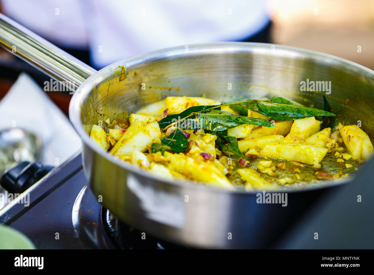 Preparation of traditional Sri Lankan curry dish at cooking class Stock Photo Alamy Preparation of traditional Sri Lankan curry dish at cooking class Stock Photo Alamy
