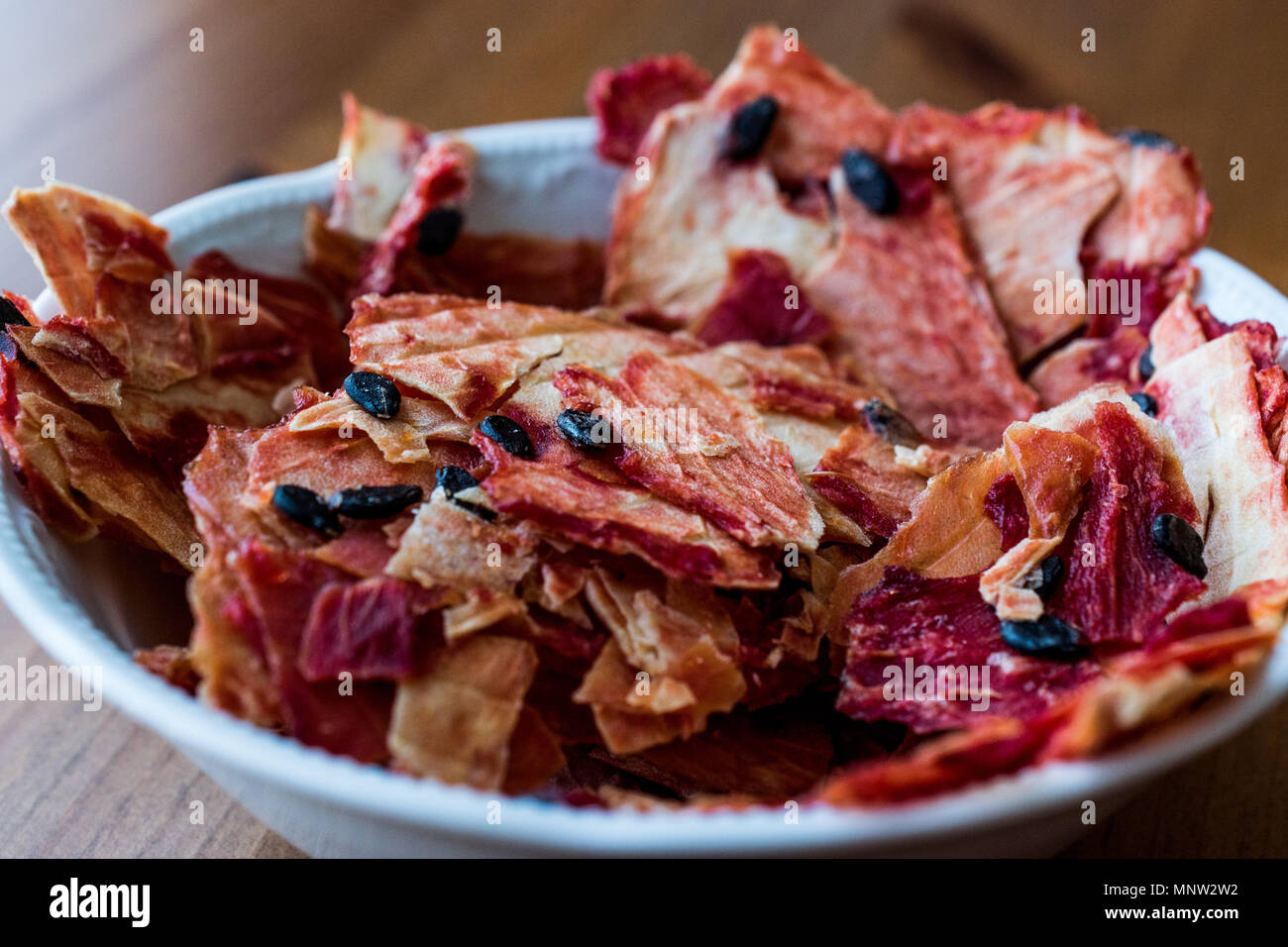Sun Dried Watermelon with seeds. Organic Food Stock Photo Alamy