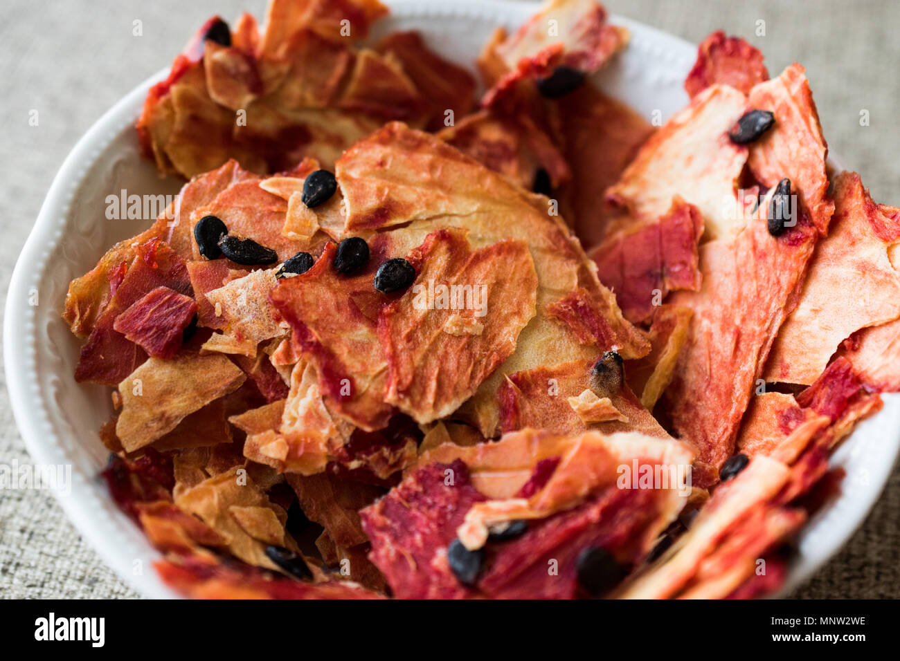 Sun Dried Watermelon with seeds. Organic Food Stock Photo Alamy