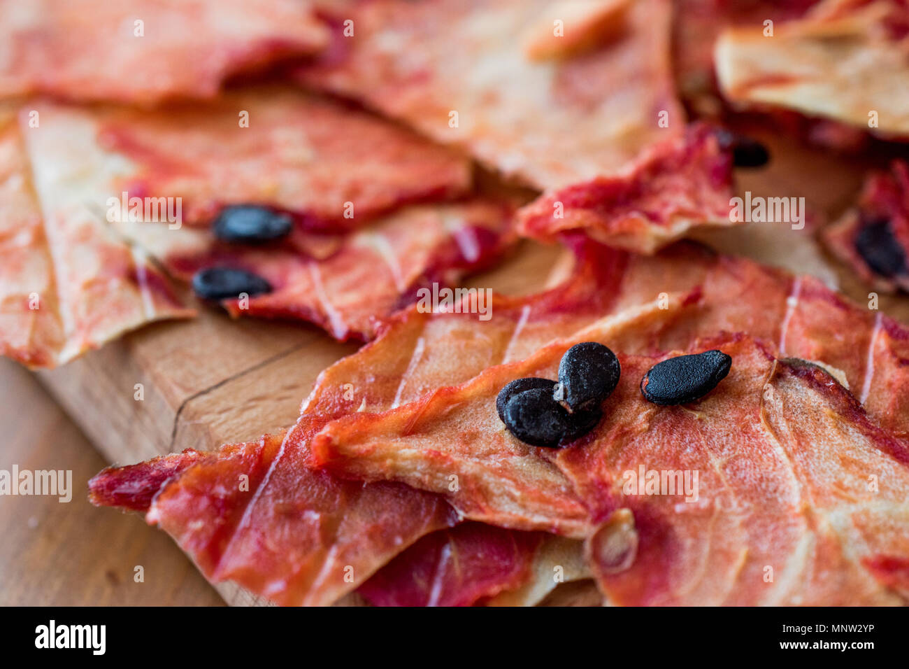 Sun Dried Watermelon with seeds. Organic Food Stock Photo Alamy