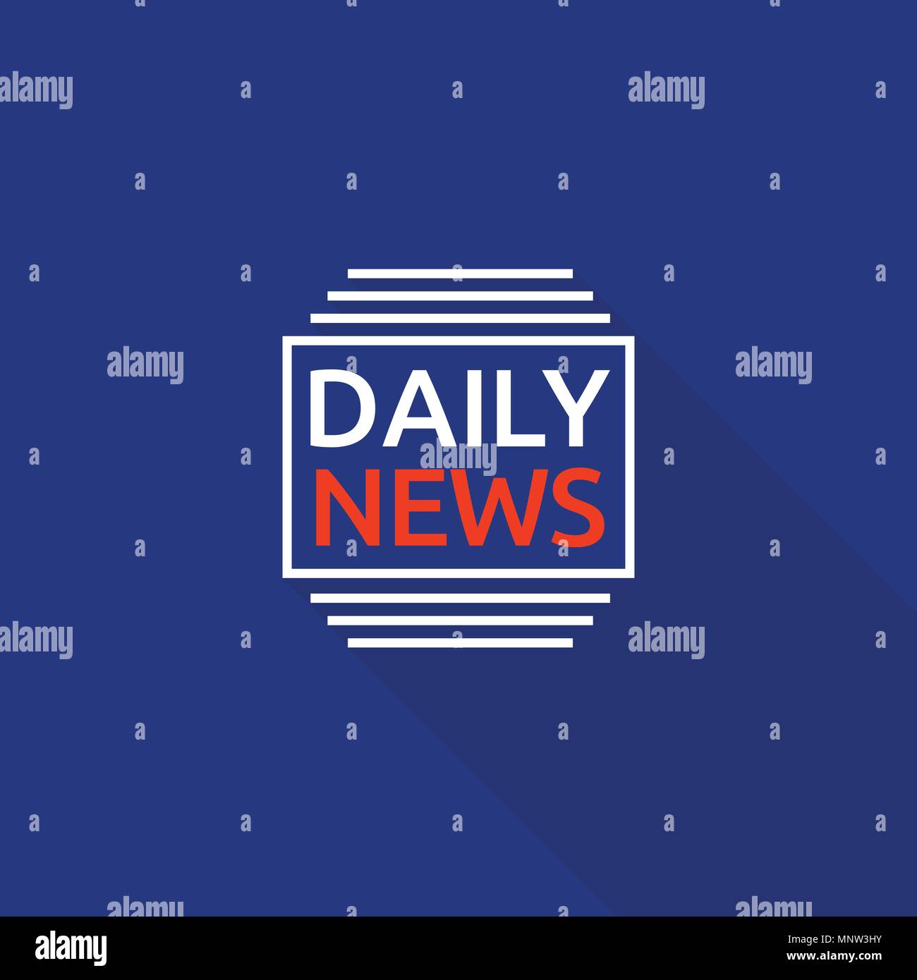 new-daily-news-logo-flat-style-stock-vector-image-art-alamy