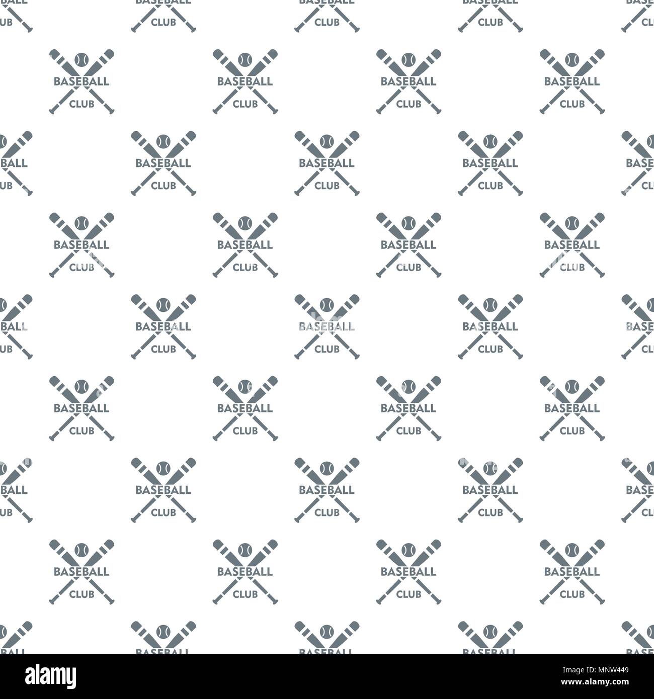 Baseball club pattern vector seamless Stock Vector Image & Art - Alamy