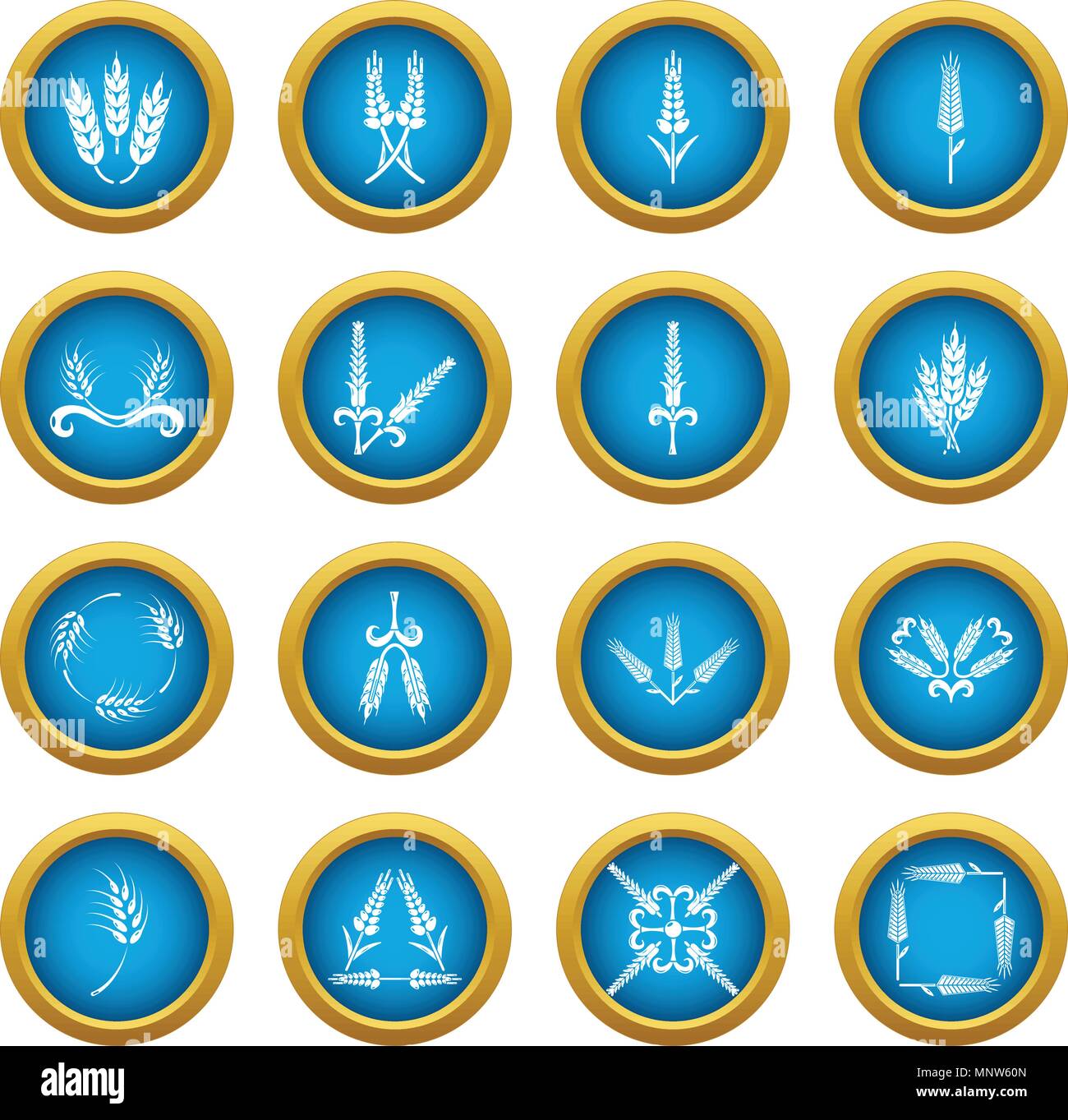 Ear corn icons set, simple style Stock Vector Image & Art - Alamy