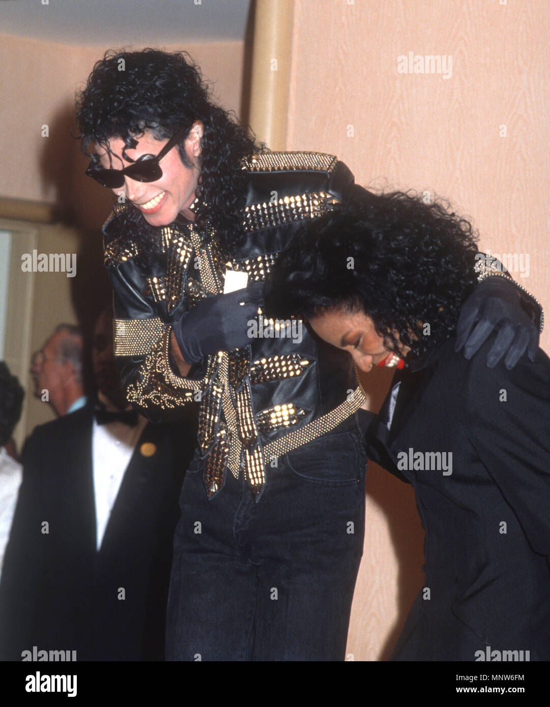 A waxwork model of Michael Jackson, as a book of condolence after the death  of Jackson is opened at Louis Tussaud's in Blackpool Stock Photo - Alamy