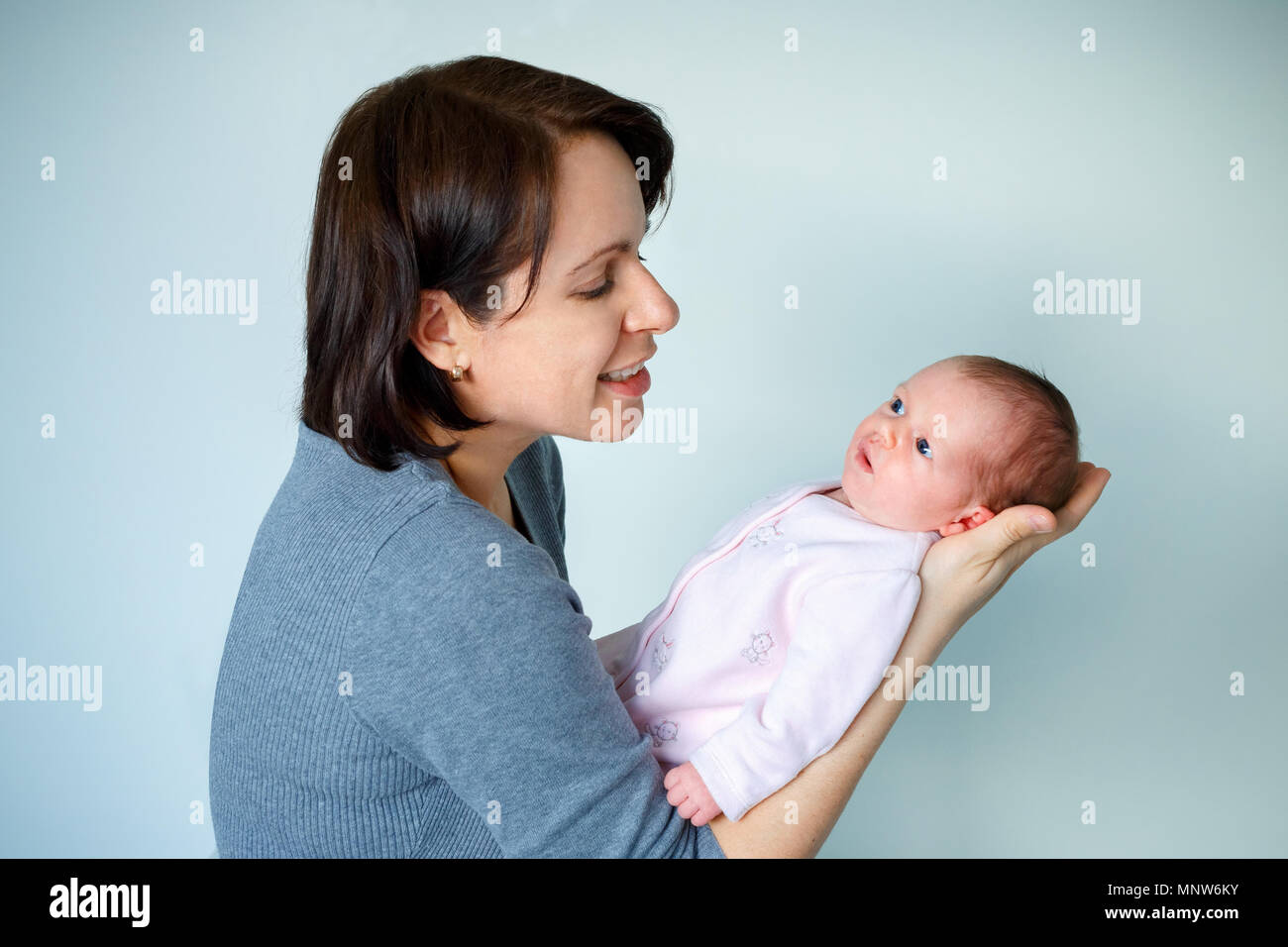 Happiness maternity concept. Mom and baby. Mothers Day Stock Photo