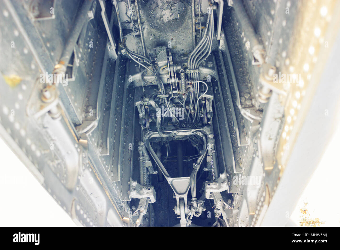 Engine of fighter jet in the army aviation Stock Photo - Alamy