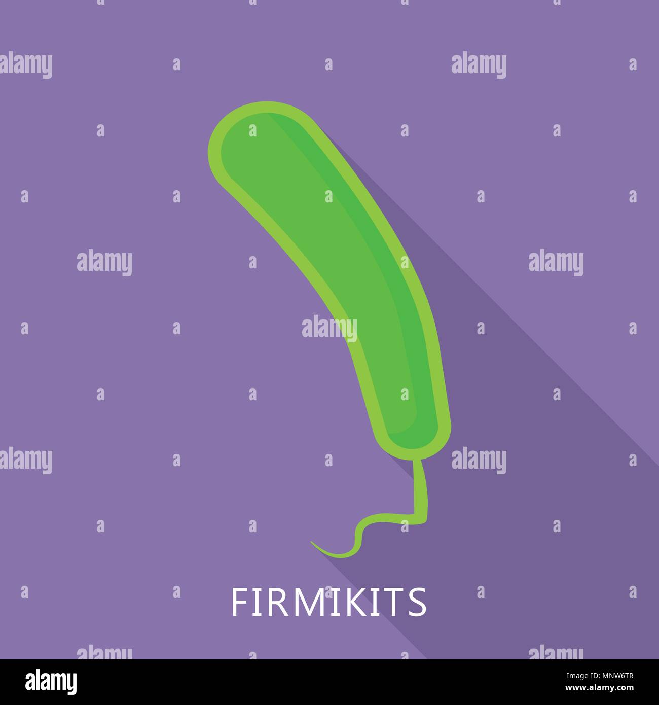 Firmikits icon, flat style Stock Vector