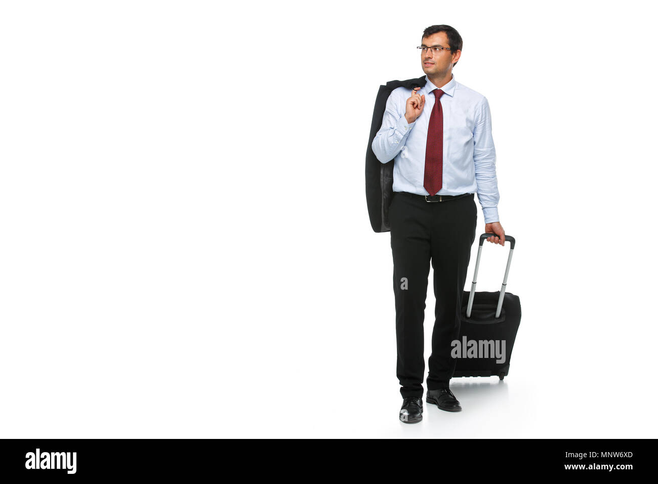 businessman isolated on white background Stock Photo - Alamy