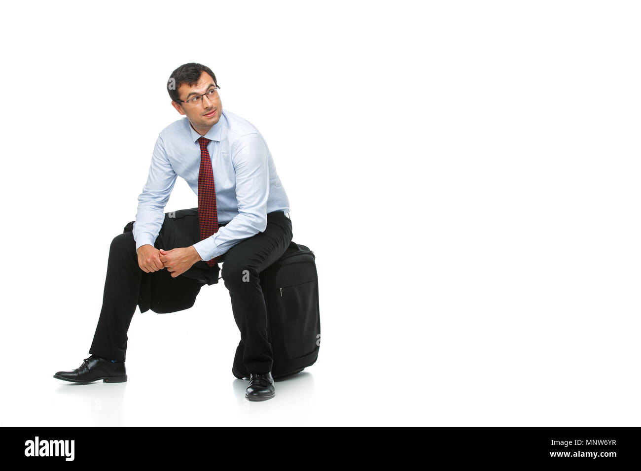 businessman isolated on white background Stock Photo - Alamy