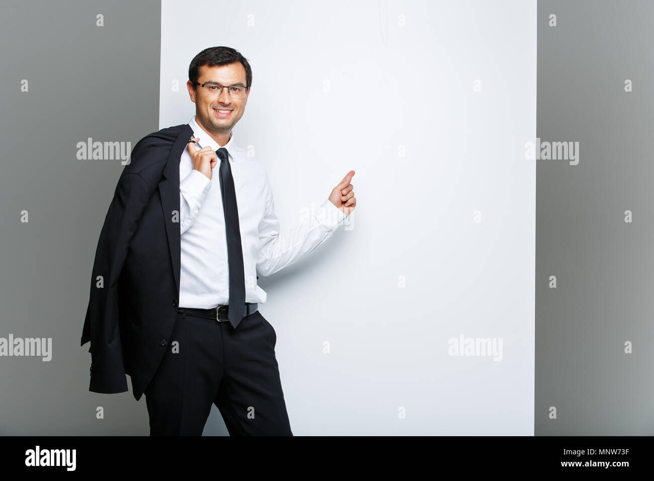 businessman isolated on white background Stock Photo - Alamy