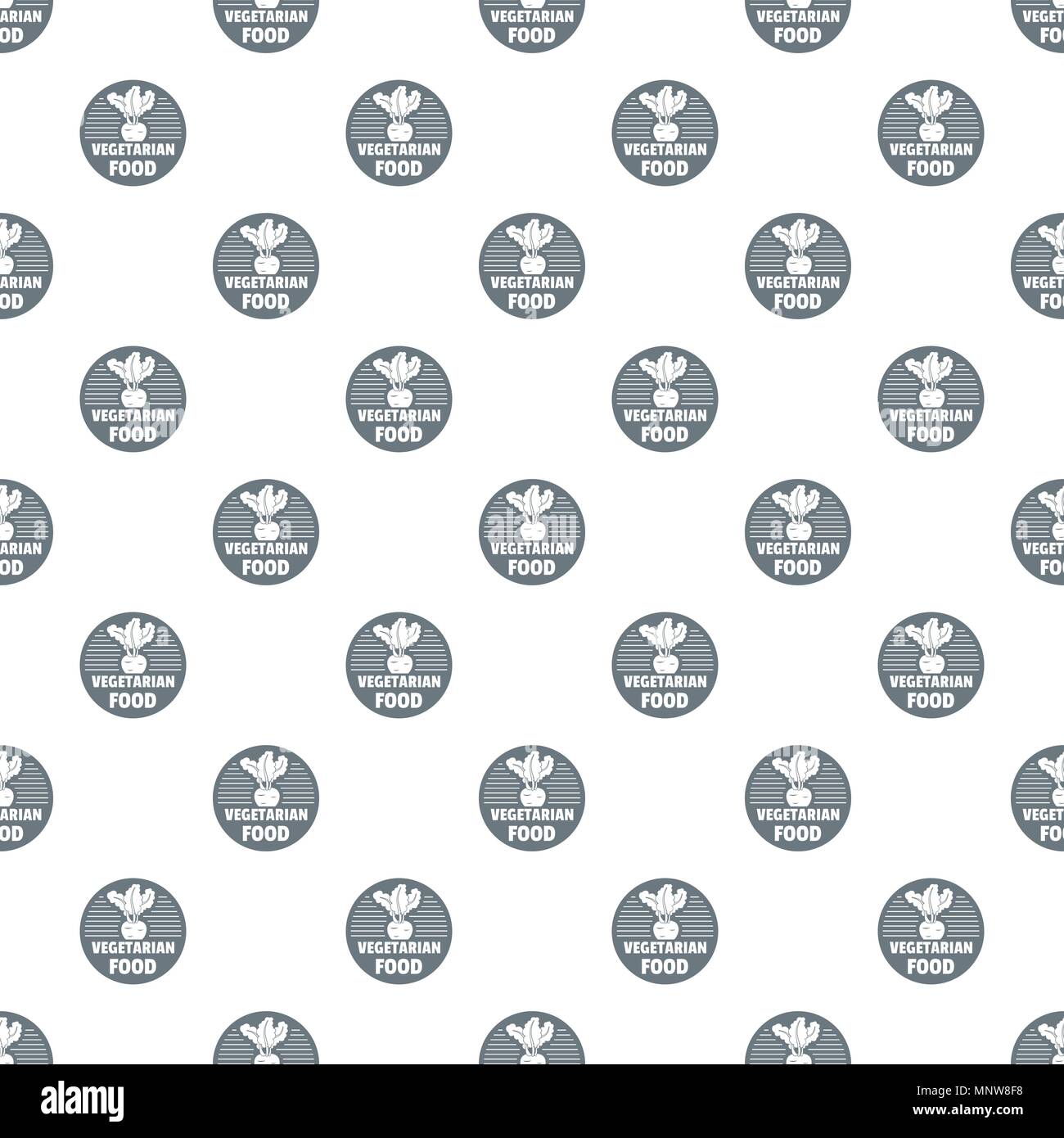 Vegetarian food pattern vector seamless Stock Vector