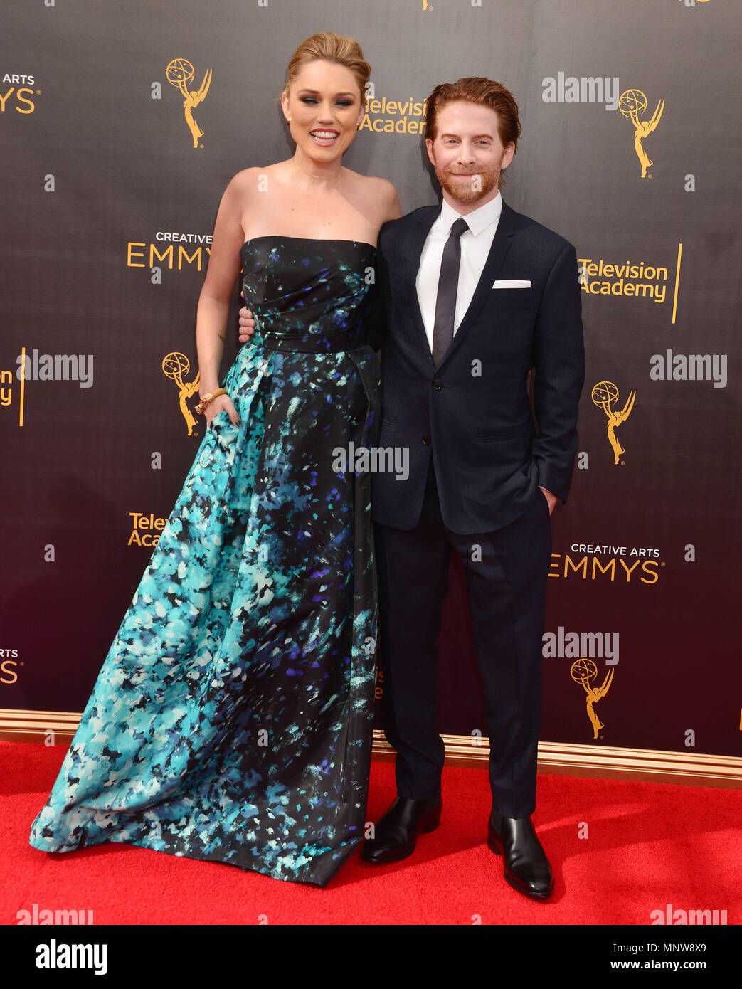 Seth Green, Clare Grant 017 at the 2016 Creative Arts Emmy Awards Day 2 at the Microsoft Theater on September 11, 2016 in Los Angeles, CA.a Seth Green, Clare Grant 017 ------------- Red Carpet Event, Vertical, USA, Film Industry, Celebrities,  Photography, Bestof, Arts Culture and Entertainment, Topix Celebrities fashion /  Vertical, Best of, Event in Hollywood Life - California,  Red Carpet and backstage, USA, Film Industry, Celebrities,  movie celebrities, TV celebrities, Music celebrities, Photography, Bestof, Arts Culture and Entertainment,  Topix, vertical,  family from from the year , 20 Stock Photo