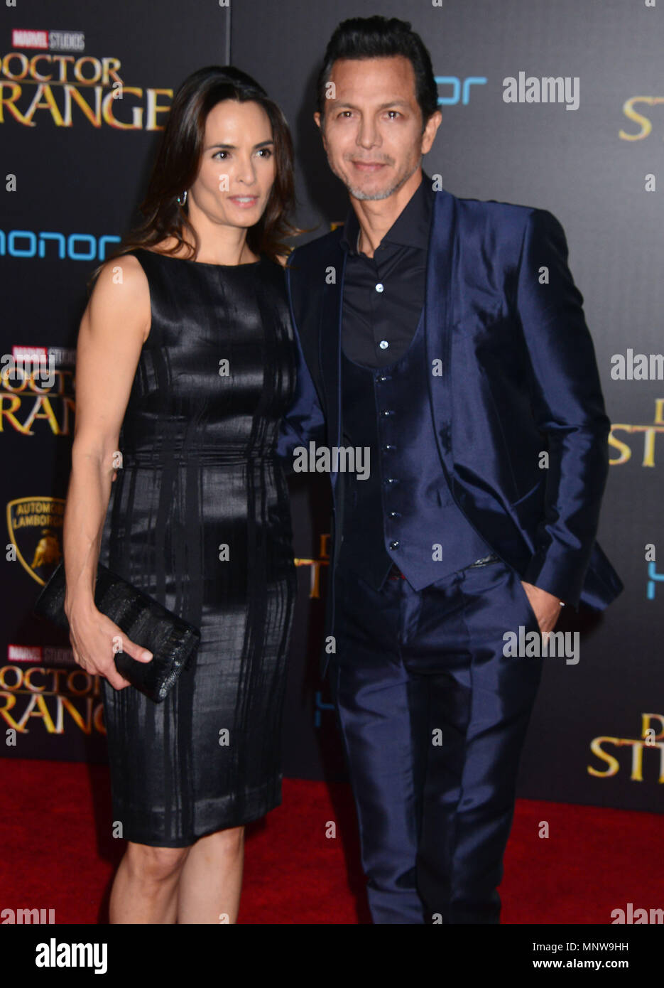 Benjamin Bratt, Talisa Soto 046 at the Doctor Strange premiere at the El Capitan and TCL Chinese Theatre in Los Angeles. October 20, 2016.Benjamin Bratt, Talisa Soto 046 ------------- Red Carpet Event, Vertical, USA, Film Industry, Celebrities,  Photography, Bestof, Arts Culture and Entertainment, Topix Celebrities fashion /  Vertical, Best of, Event in Hollywood Life - California,  Red Carpet and backstage, USA, Film Industry, Celebrities,  movie celebrities, TV celebrities, Music celebrities, Photography, Bestof, Arts Culture and Entertainment,  Topix, vertical,  family from from the year ,  Stock Photo