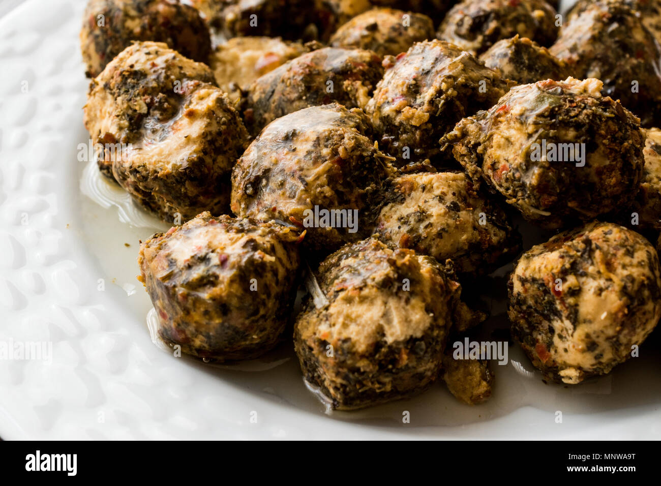 Antakya Duberke made with yogurt and olive oil. / Cheese Balls with