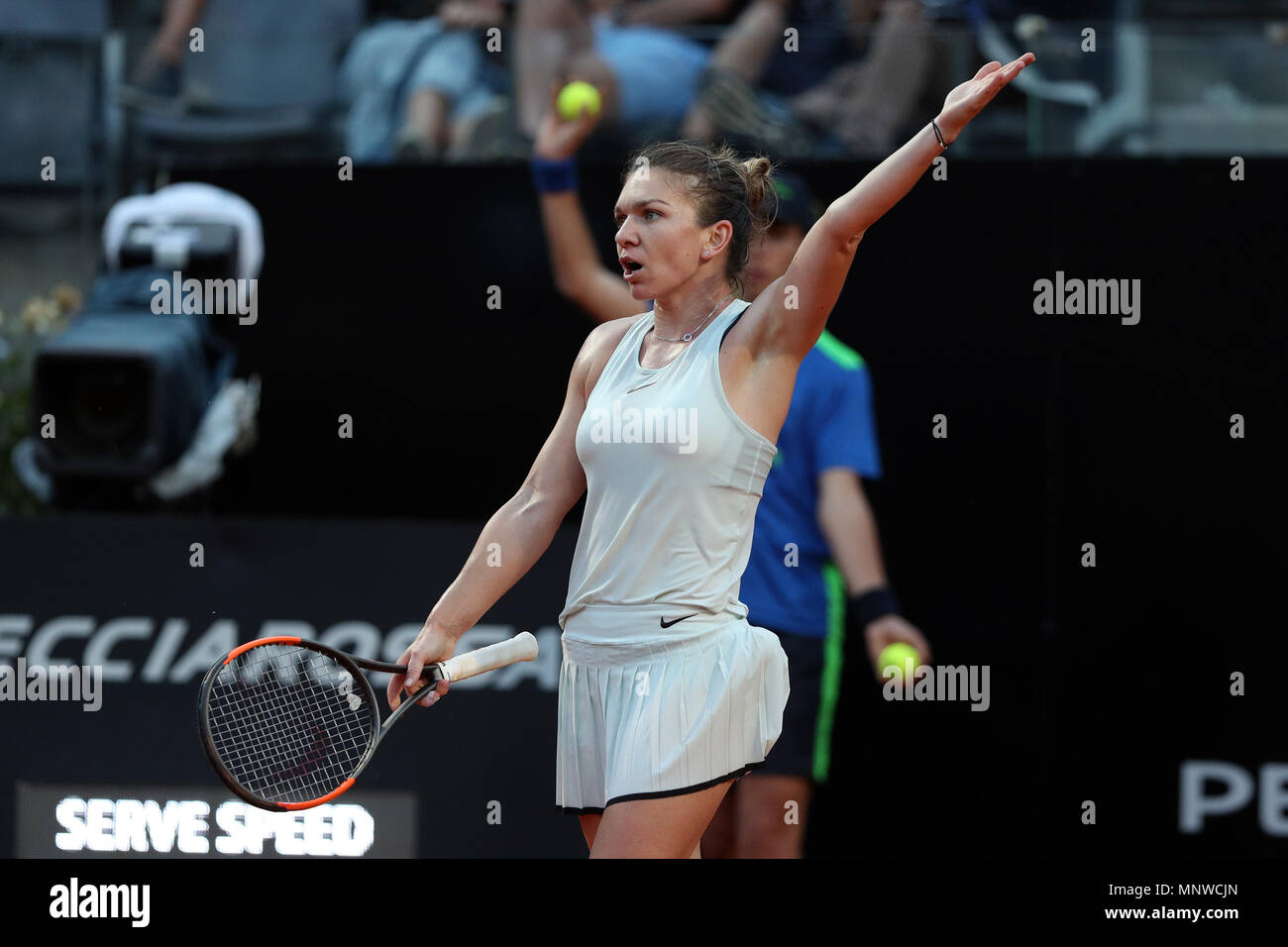 Rome, Italy. 19th May 2018. - Foro Italico Tennis and Friends Lea Pericoli  and Rosario Fiorello Credit: Giuseppe Andidero/Alamy Live News Stock Photo  - Alamy