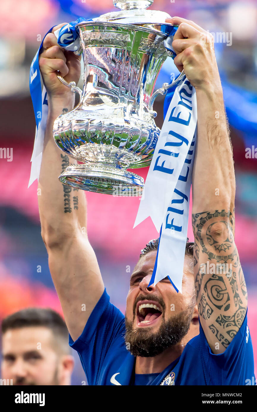 London UK 19 May 2018 Olivier Giroud Of Chelsea Raises The FA Cup epl-2016-17-top-5-world-class-talents-still-in-the-premier-league