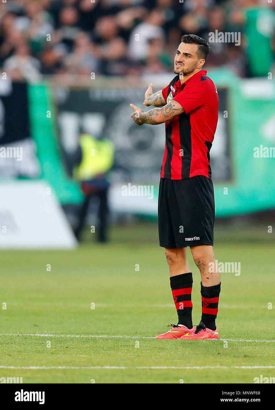 BUDAPEST, HUNGARY - JULY 24: Davide Lanzafame of Ferencvarosi TC celebrates  his goal during the UEFA Champions League Qualifying Round match between Ferencvarosi  TC and Valletta FC at Ferencvaros Stadium on July