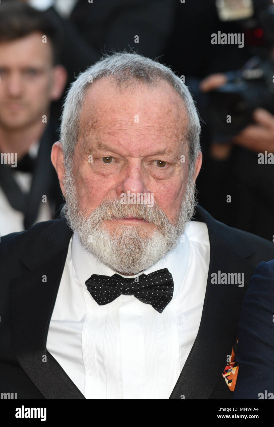 May 19, 2018 - Cannes, France: Terry Gilliam attends the 'Man Who Killed Don Quixote' premiere before the closing ceremony during the 71st Cannes film festival. Stock Photo