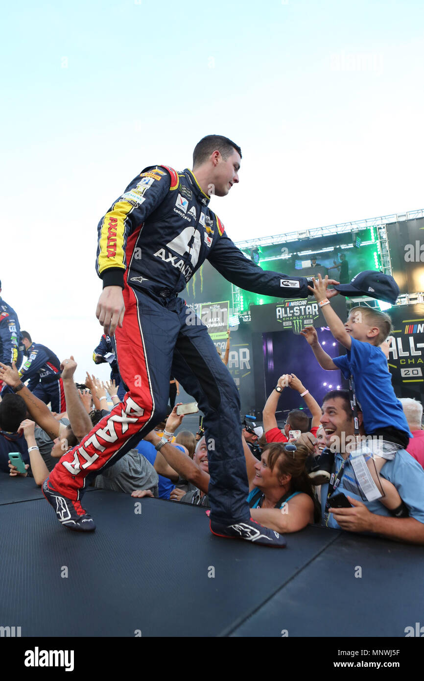 May 19 2018 Monster Energy NASCAR Cup Series driver Alex Bowman