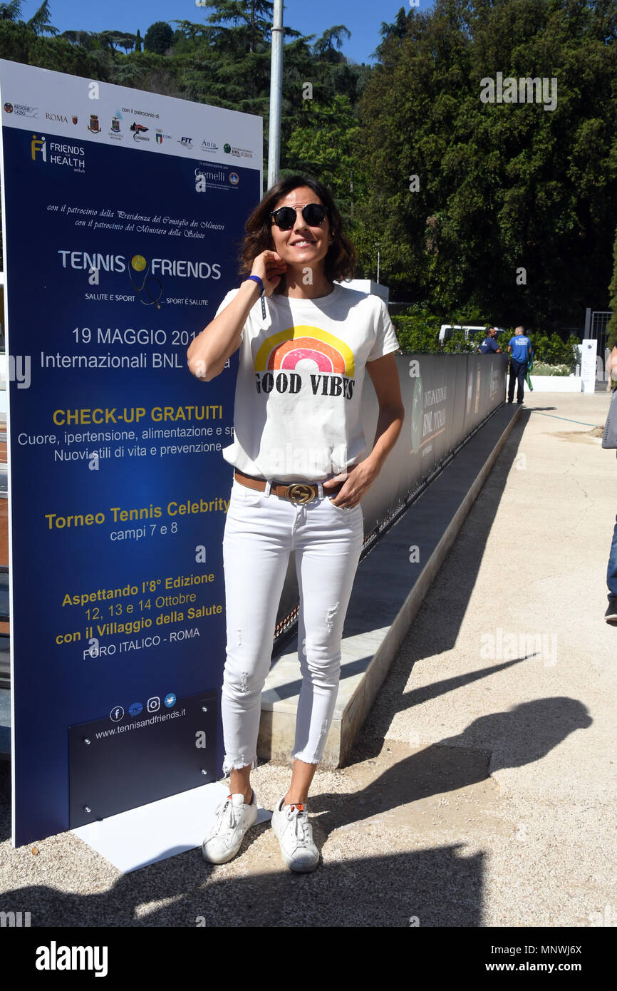 Rome, Italy. 19th May 2018. - Foro Italico Tennis and Friends Vincenza  Cacace Credit: Giuseppe Andidero/Alamy Live News Stock Photo - Alamy