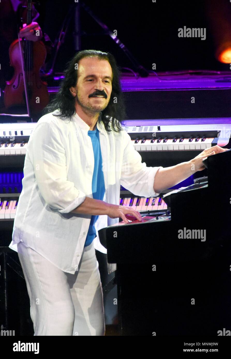 New York, NY, USA. 19th May, 2018. Yanni on stage for Yanni 25 - Acropolis  Anniversary Concert