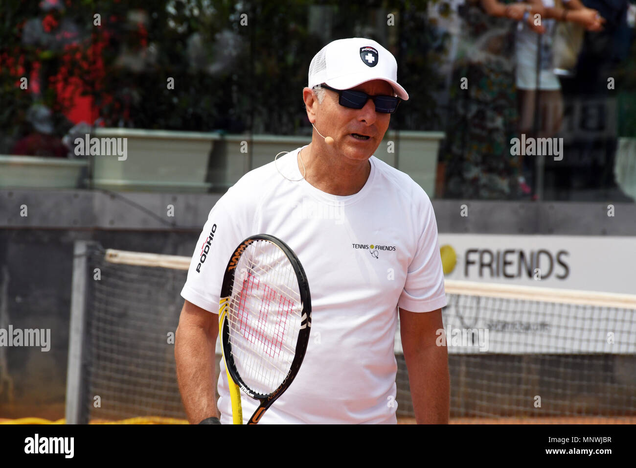 Rome, Italy. 19th May 2018. - Foro Italico Tennis and Friends Paolo Bonolis  Credit: Giuseppe Andidero/Alamy Live News Stock Photo - Alamy