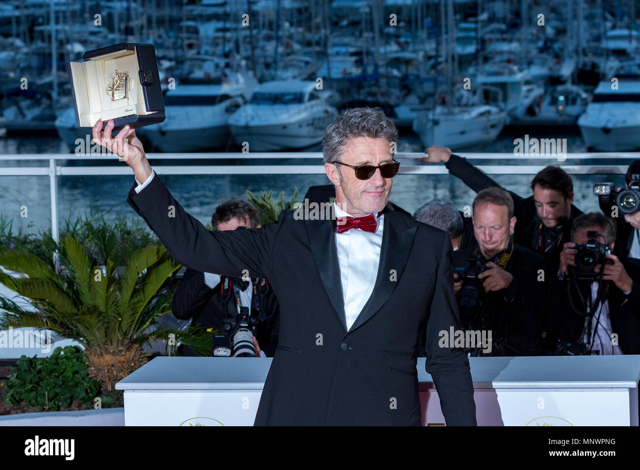 CANNES, FRANCE - MAY 19: Director Pawel Pawlikowski poses with the Best