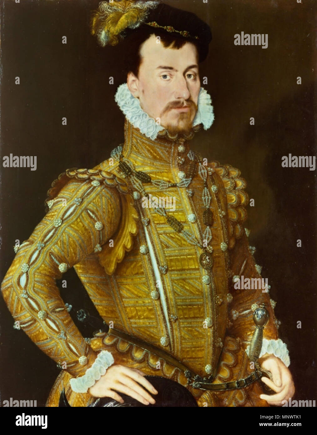 Robert Dudley, earl of Leicester   circa 1560-1565.   1067 Robert Dudley Stock Photo