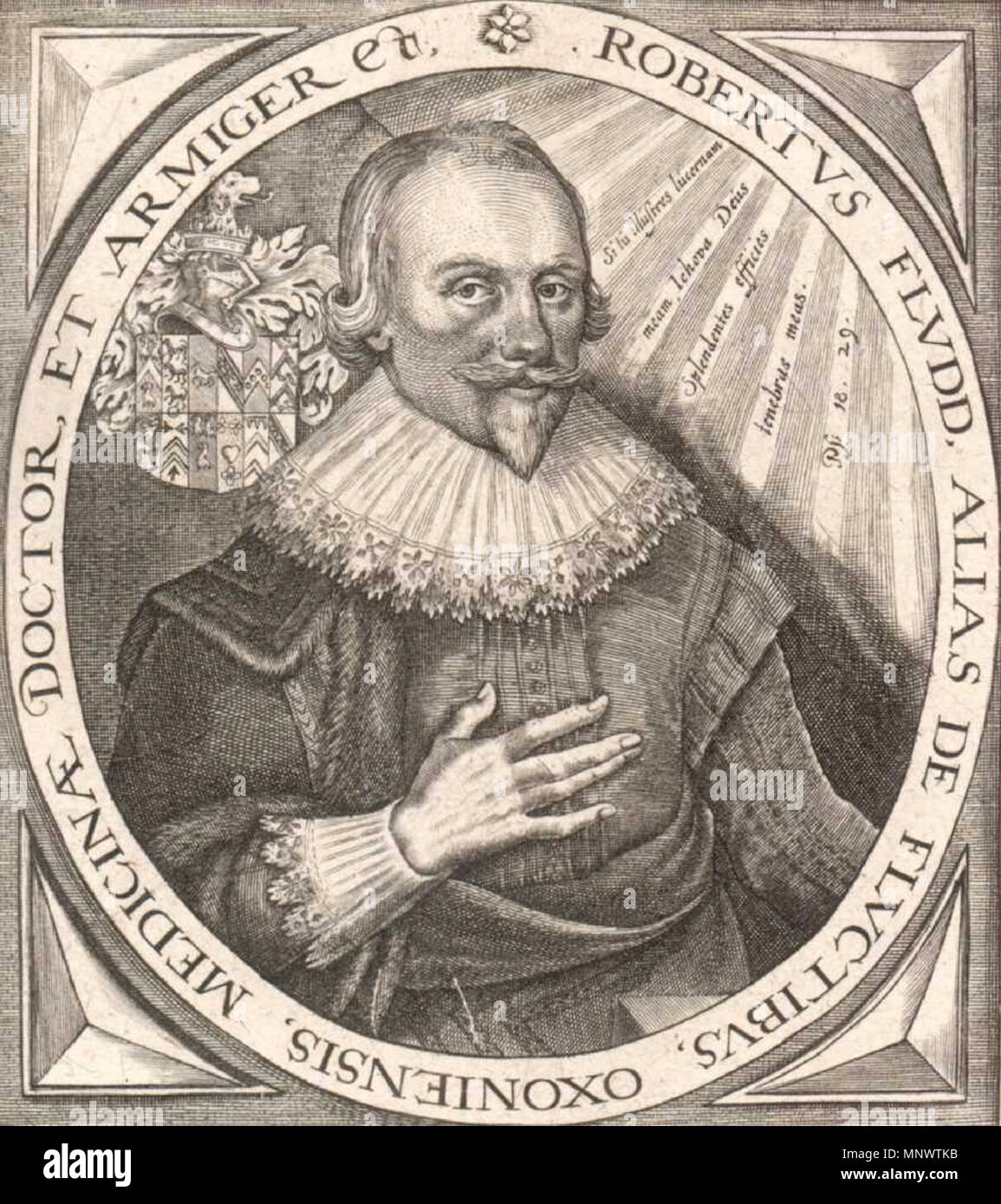 Robert Fludd (1574–1637) . English physicist, astrologer, and mystic    1067 Robert Fludd Stock Photo