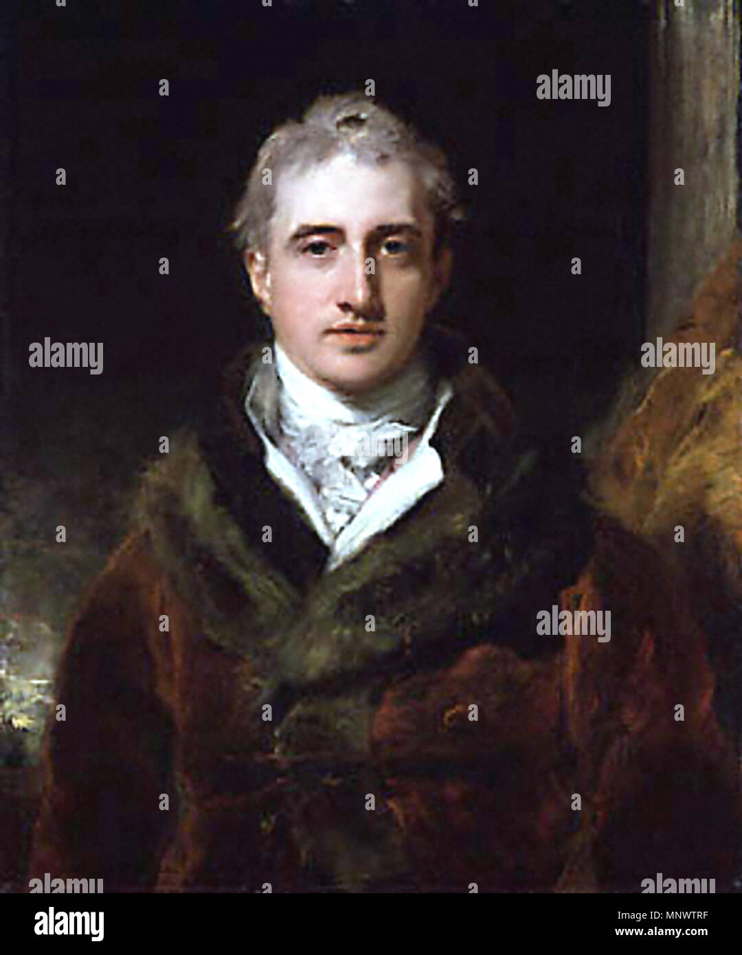 Robert Stewart, 2nd Marquess of Londonderry (Lord Castlereagh) . Robert Stewart, Viscount Castlereagh . between 1809 and 1810.   1068 Robert Stewart, Viscount Castlereagh Stock Photo