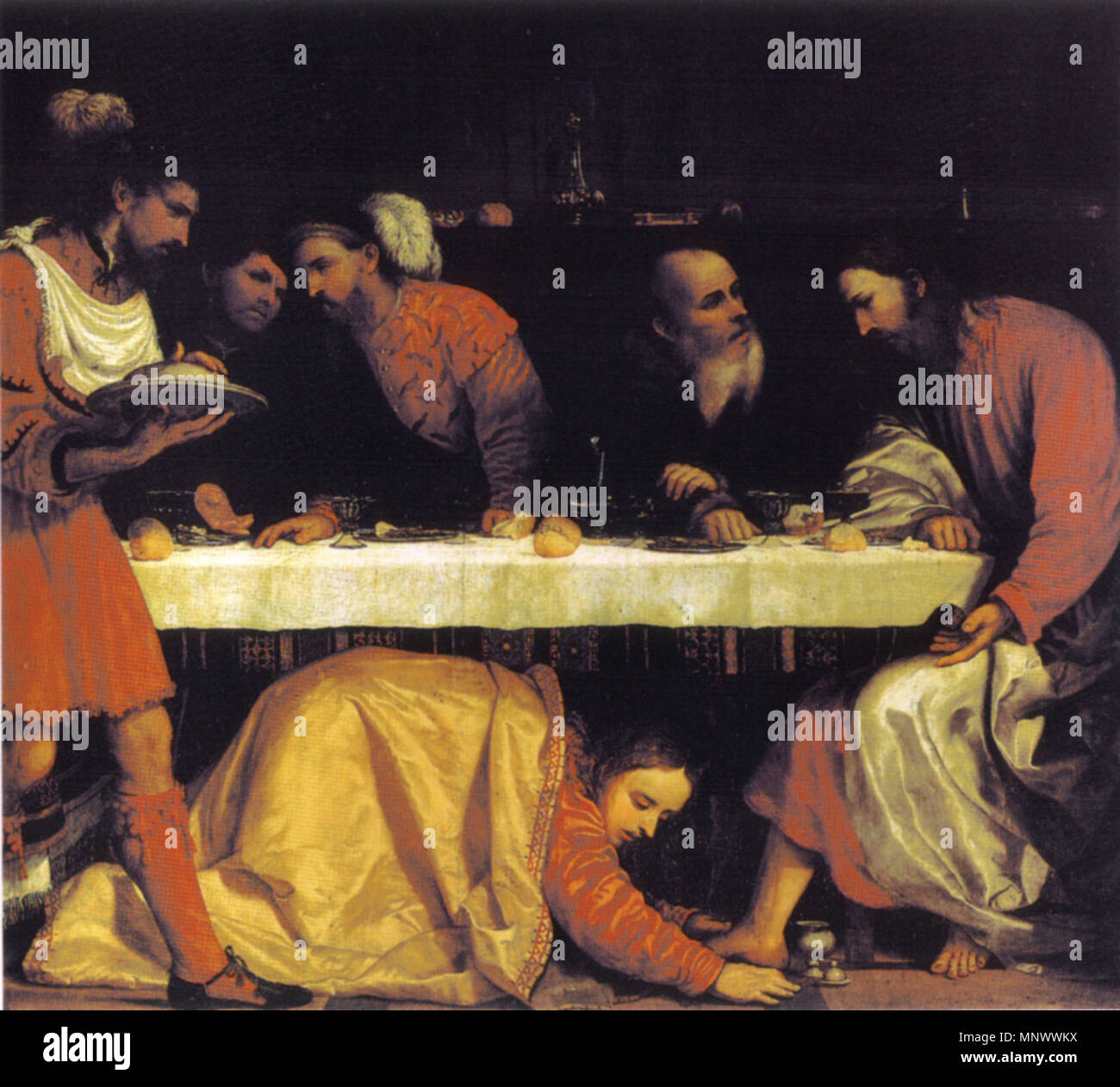 Cena in casa del fariseo, san giovanni evangelista . Mary Magdalene
