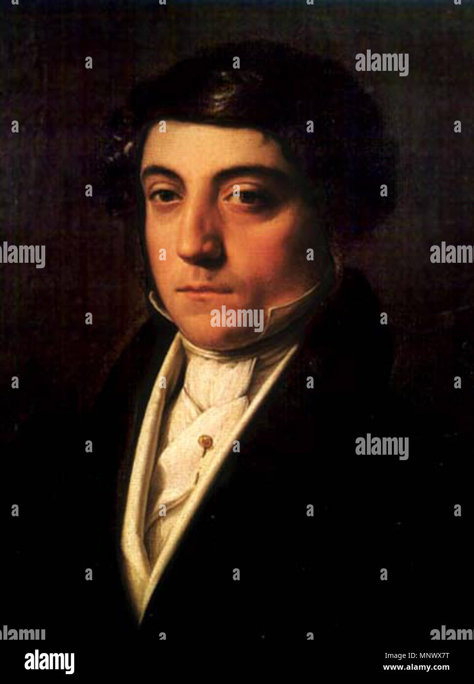 Portrait of Gioachino Rossini    .   1073 Rossini-portrait-0 Stock Photo