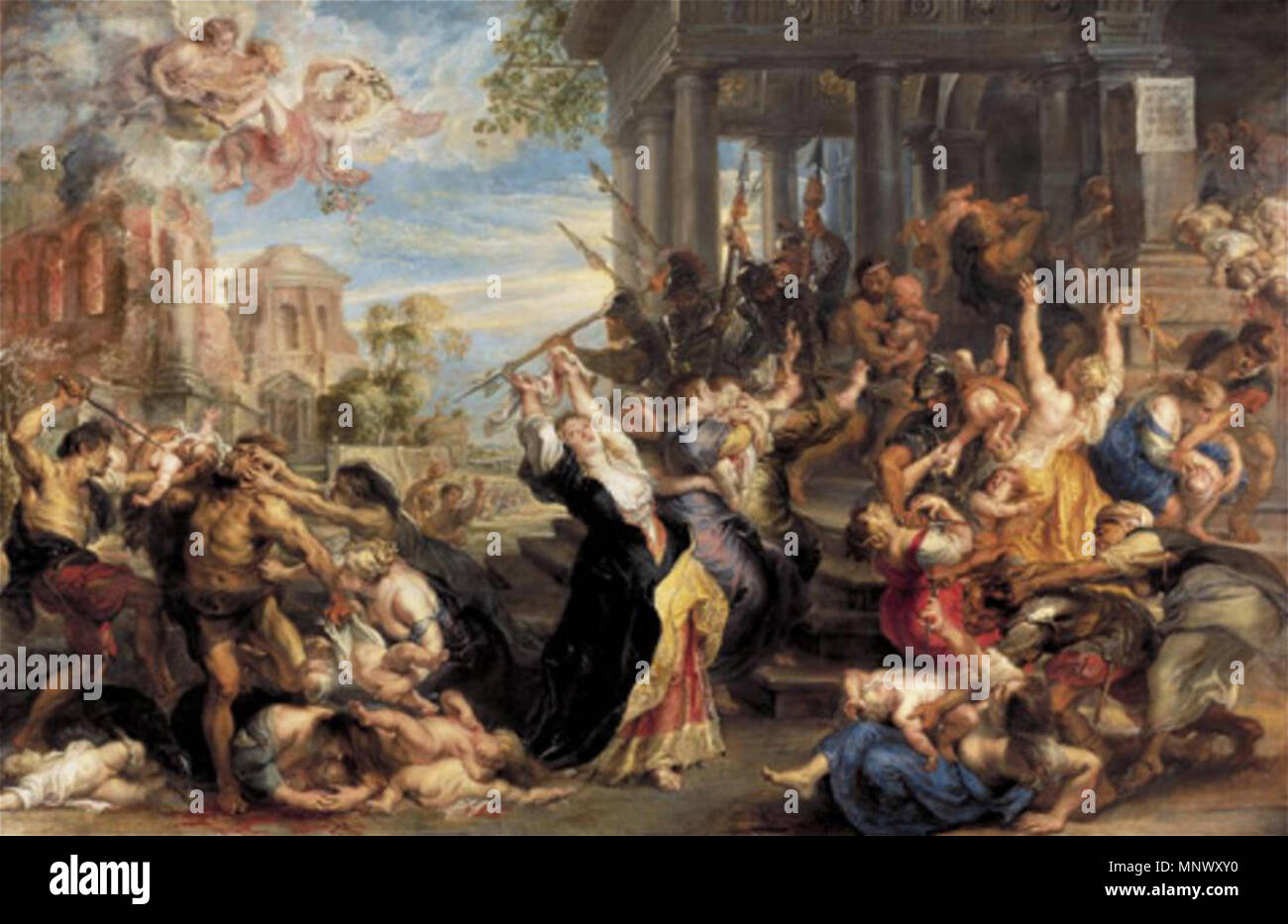 The Massacre of the Innocents   circa 1637.   1076 Rubens kindermord Stock Photo