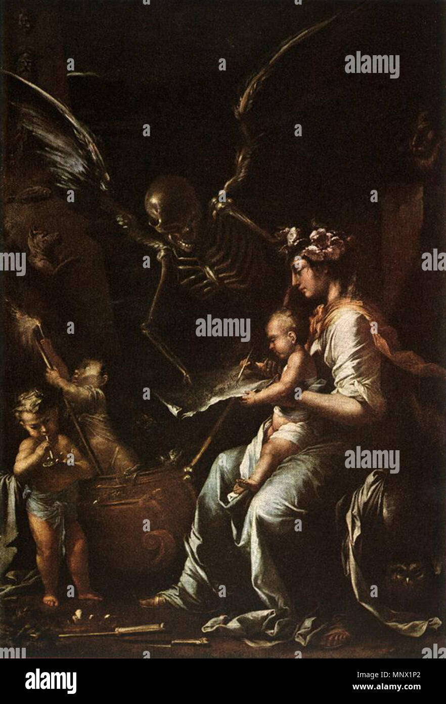 Human Fragility first half of 17th century. 1088 Salvator Rosa - Human ...