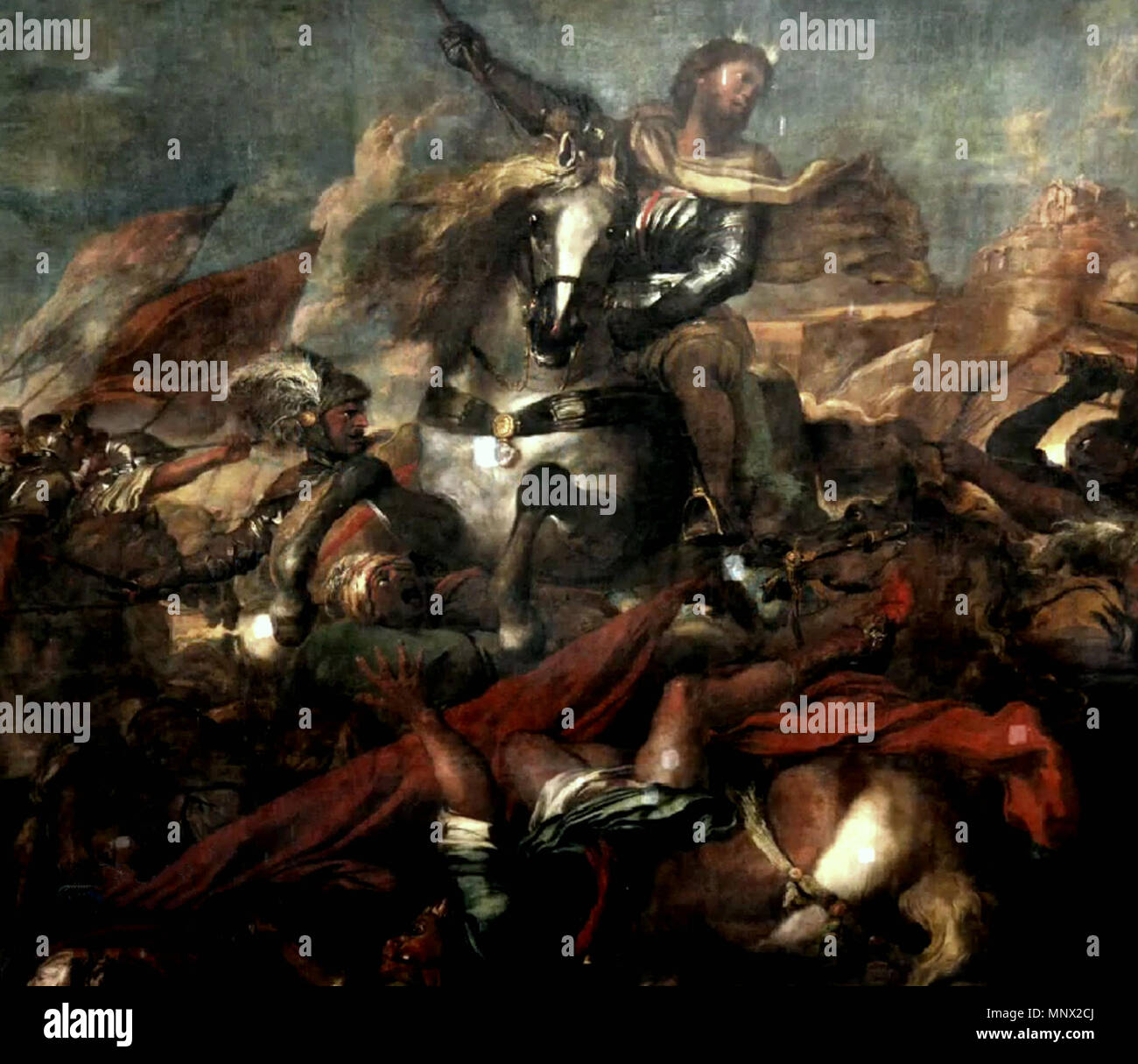 . Italiano San sbaragliai mori . circa 1645. Giovanni