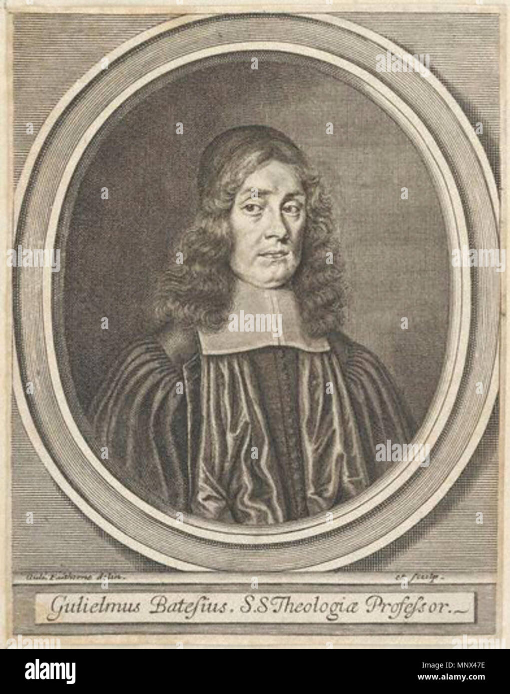 by William Faithorne,print,published 1675    . English: Portrait of William Bates (1625-1699), presbyterian minister. 1675.   William Faithorne  (1616–1691)    Alternative names William, the elder Faithorne; William,The Elder Faithorne; William Faithorne the Elder; William Faithorne The Elder  Description British painter, printmaker and printseller father of William Faithorne the Younger  Date of birth/death 1616 13 May 1691  Location of birth/death Greater London Greater London  Work location London  Authority control  : Q3568608 VIAF: 284244 ISNI: 0000 0000 8079 797X ULAN: 500115446 LCCN: n8 Stock Photo
