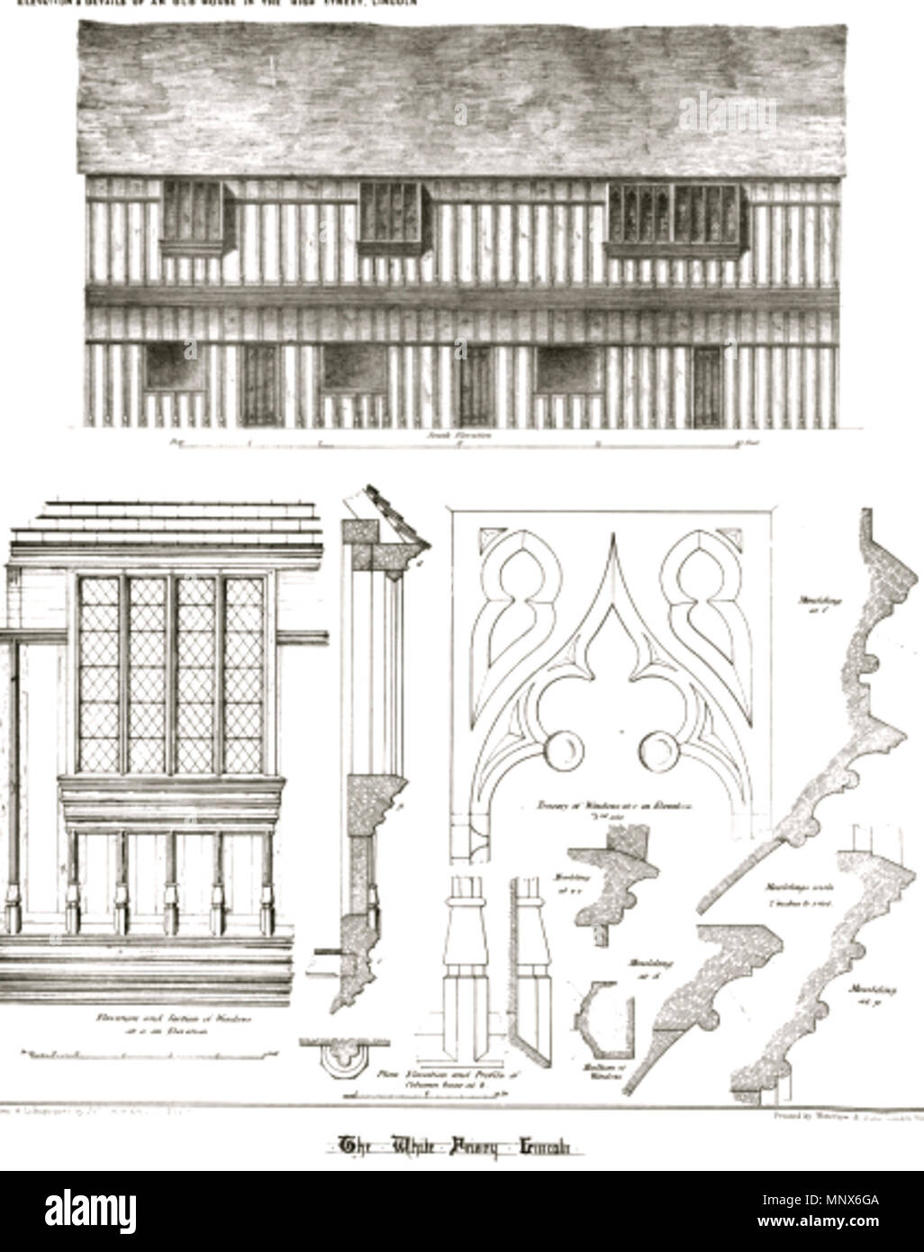. English Whitefriars, High Street, Lincoln. 1 January 1851. James