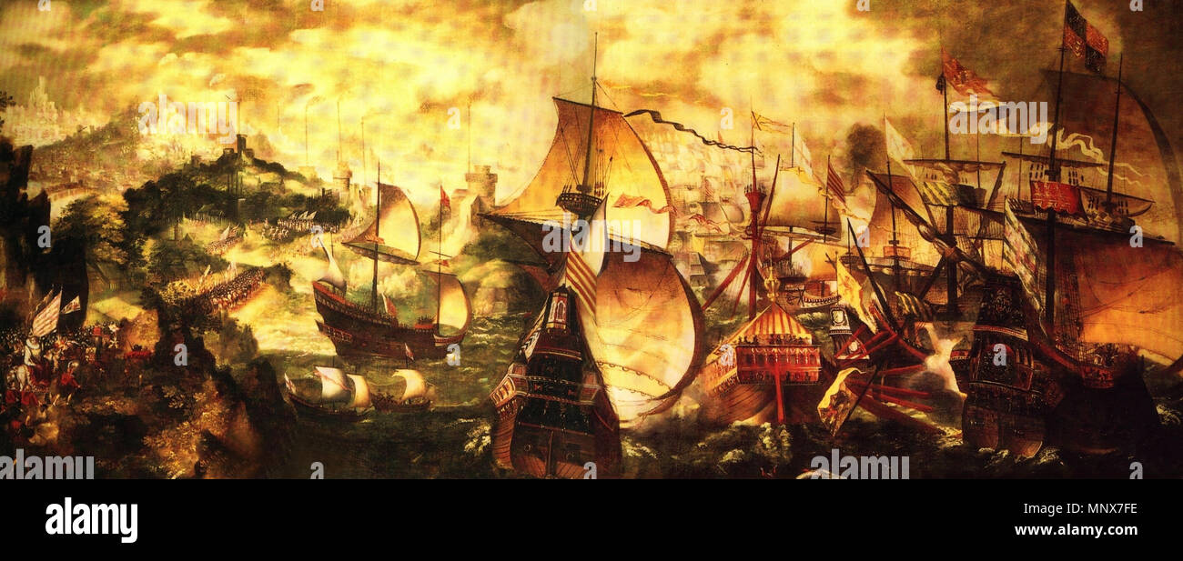 Spanish Armada Painting High Resolution Stock Photography And