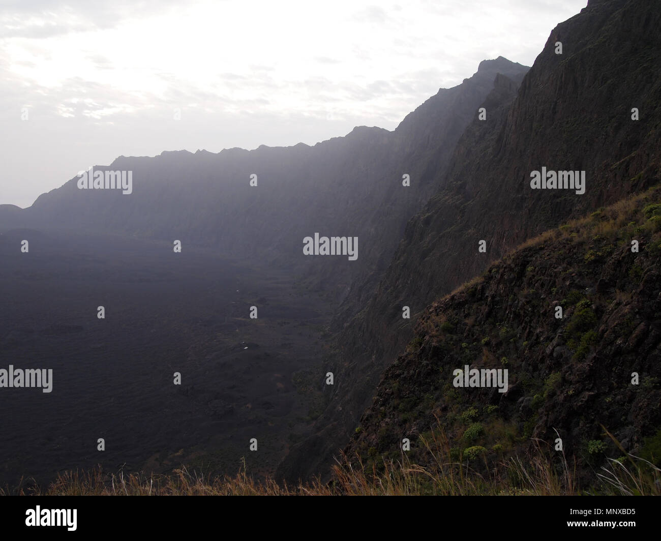 The Fogo volcano in the island of the same name, Cape Verde archipelago ...