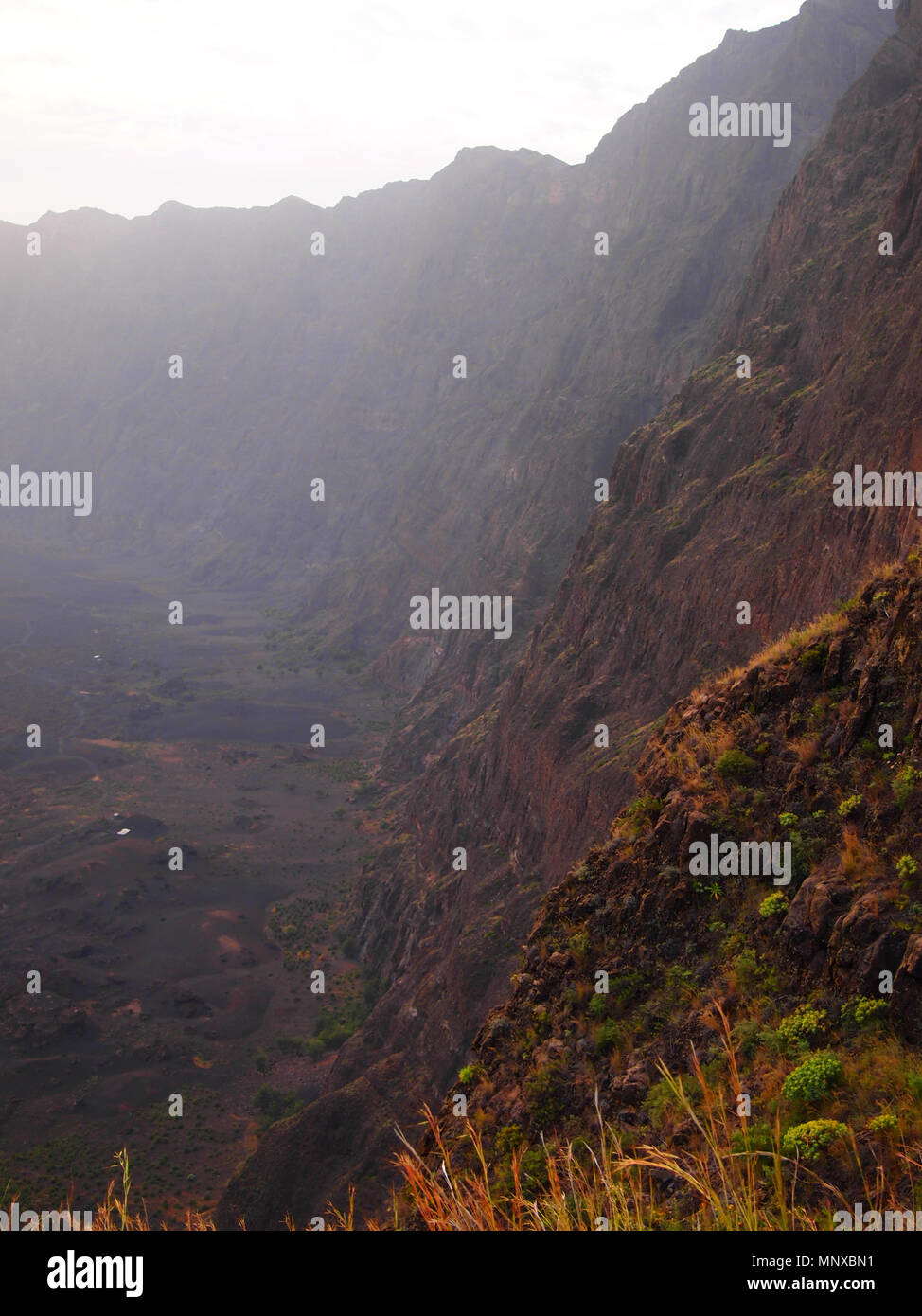 The Fogo volcano in the island of the same name, Cape Verde archipelago 