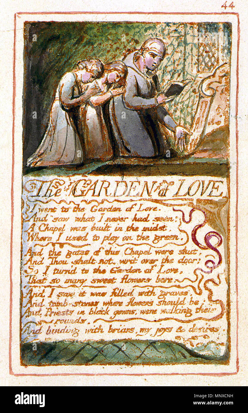English: Songs of Innocence and of Experience copy Z object