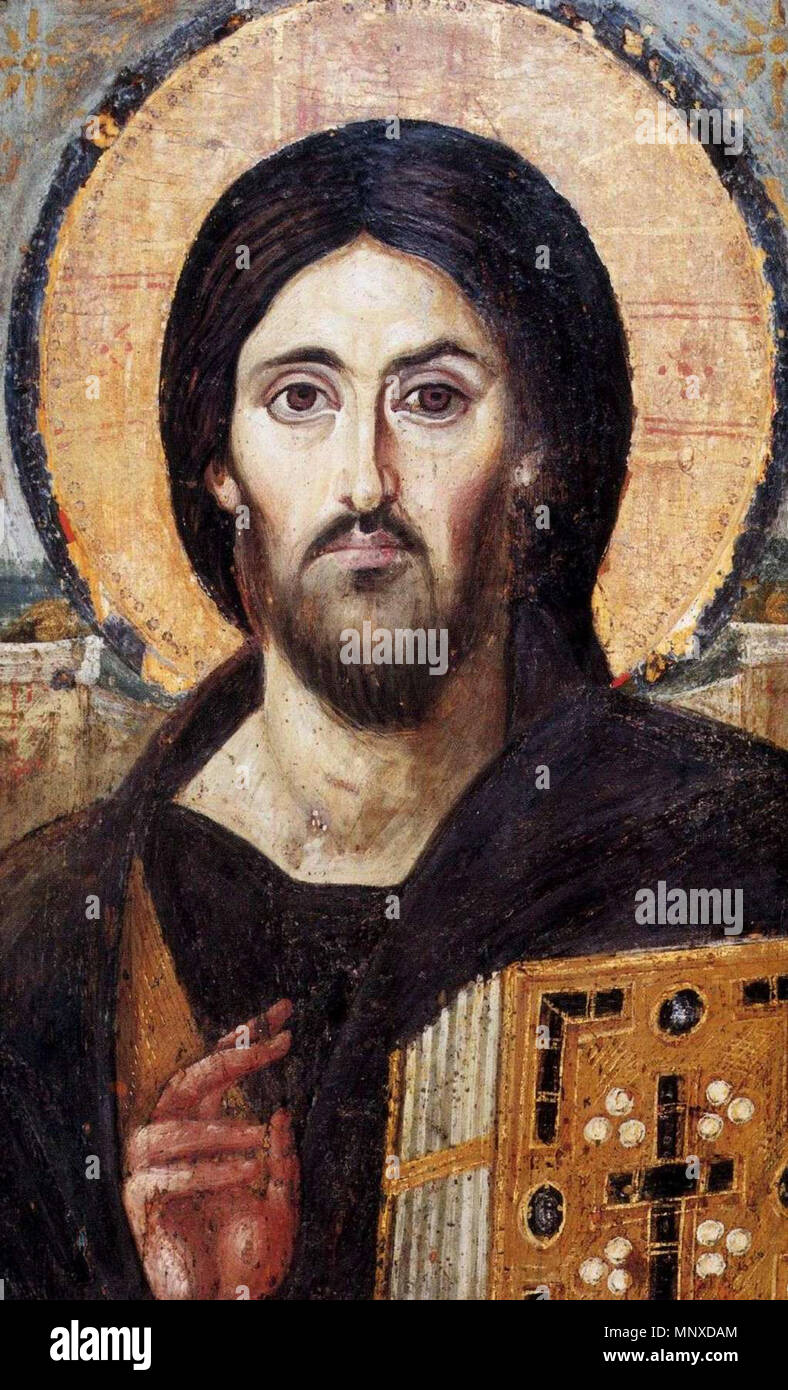 Christ the Saviour (Pantokrator), a 6th-century encaustic icon
