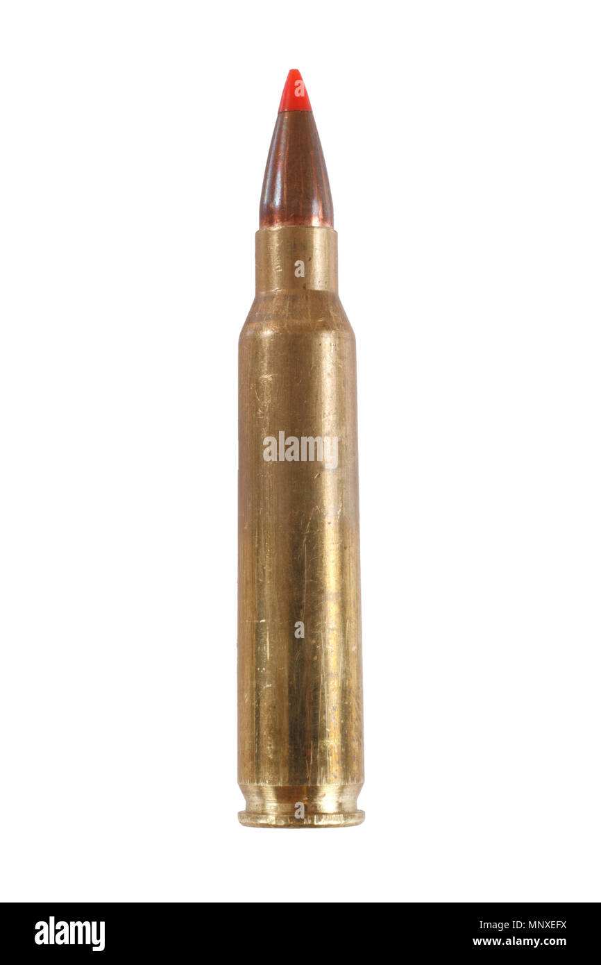 5.56×45mm NATO intermediate cartridge isolated on white Stock Photo Alamy