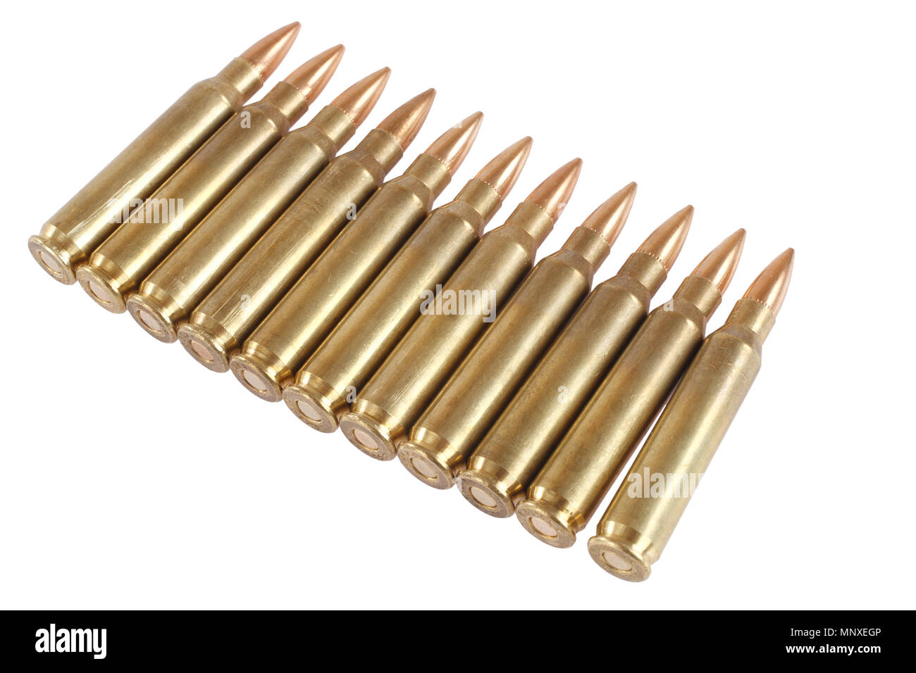 5.56×45mm NATO intermediate cartridges isolated on white Stock Photo Alamy