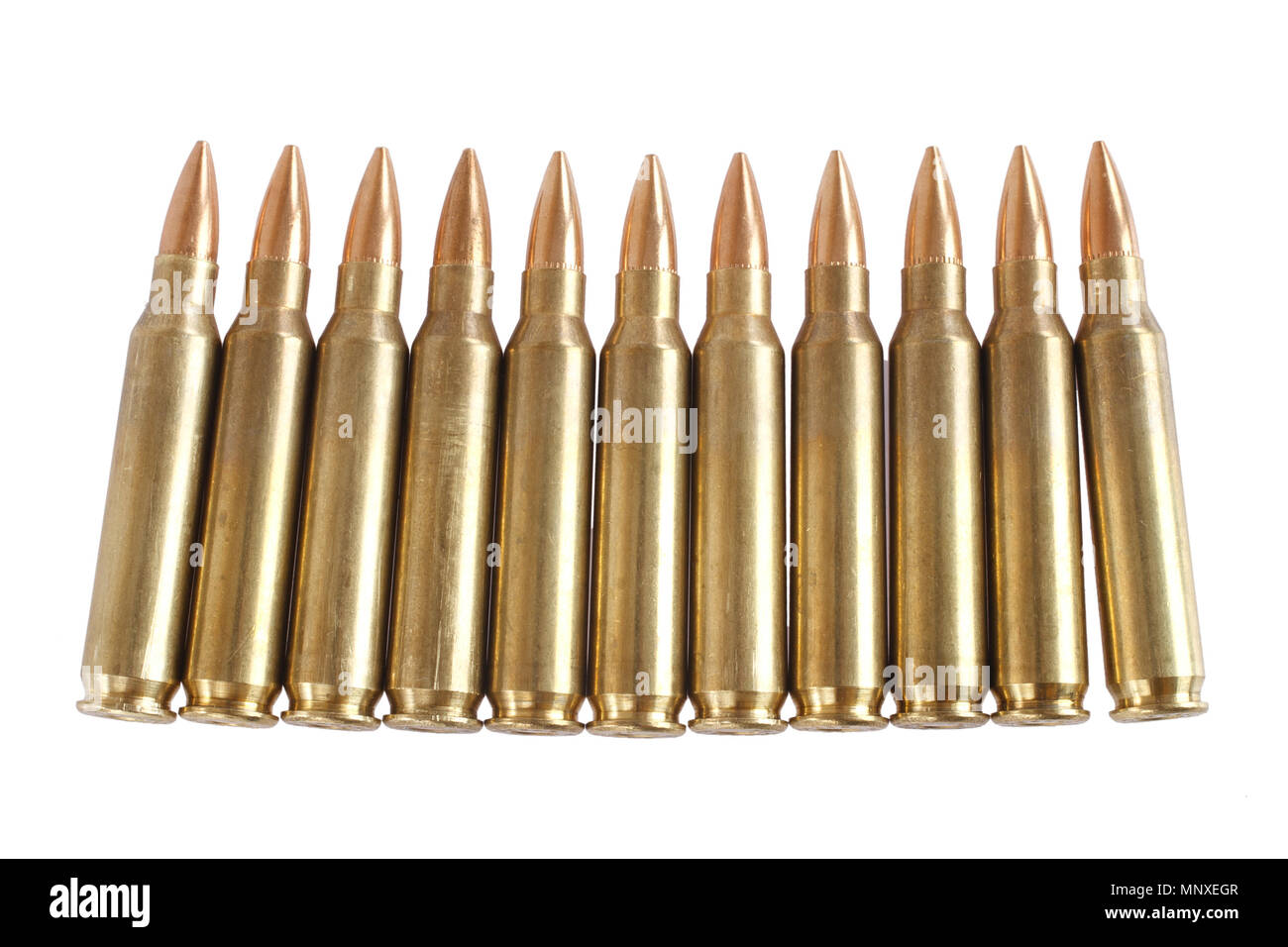 5.56×45mm NATO intermediate cartridges isolated on white Stock Photo Alamy
