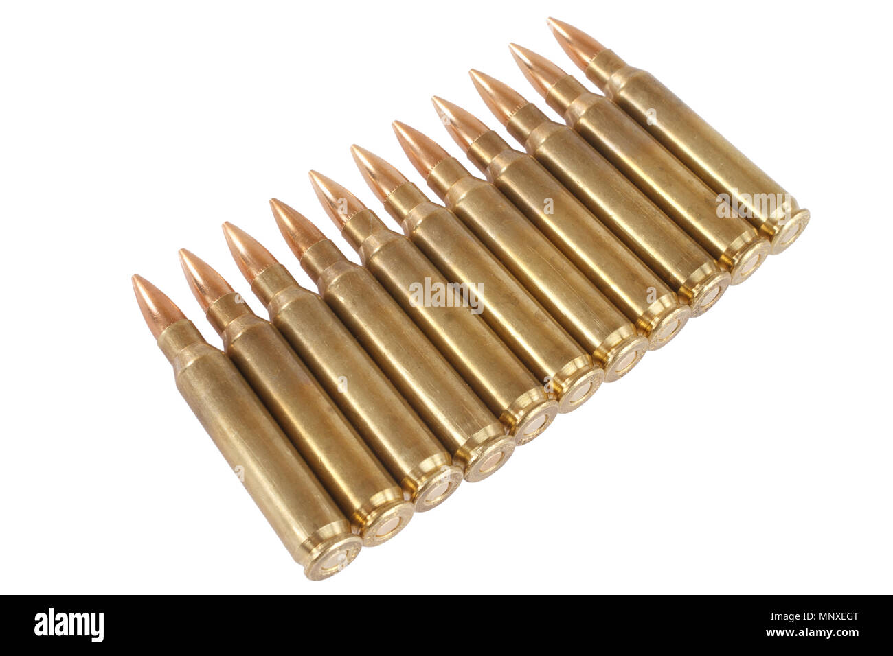 5.56×45mm NATO intermediate cartridges isolated on white Stock Photo Alamy