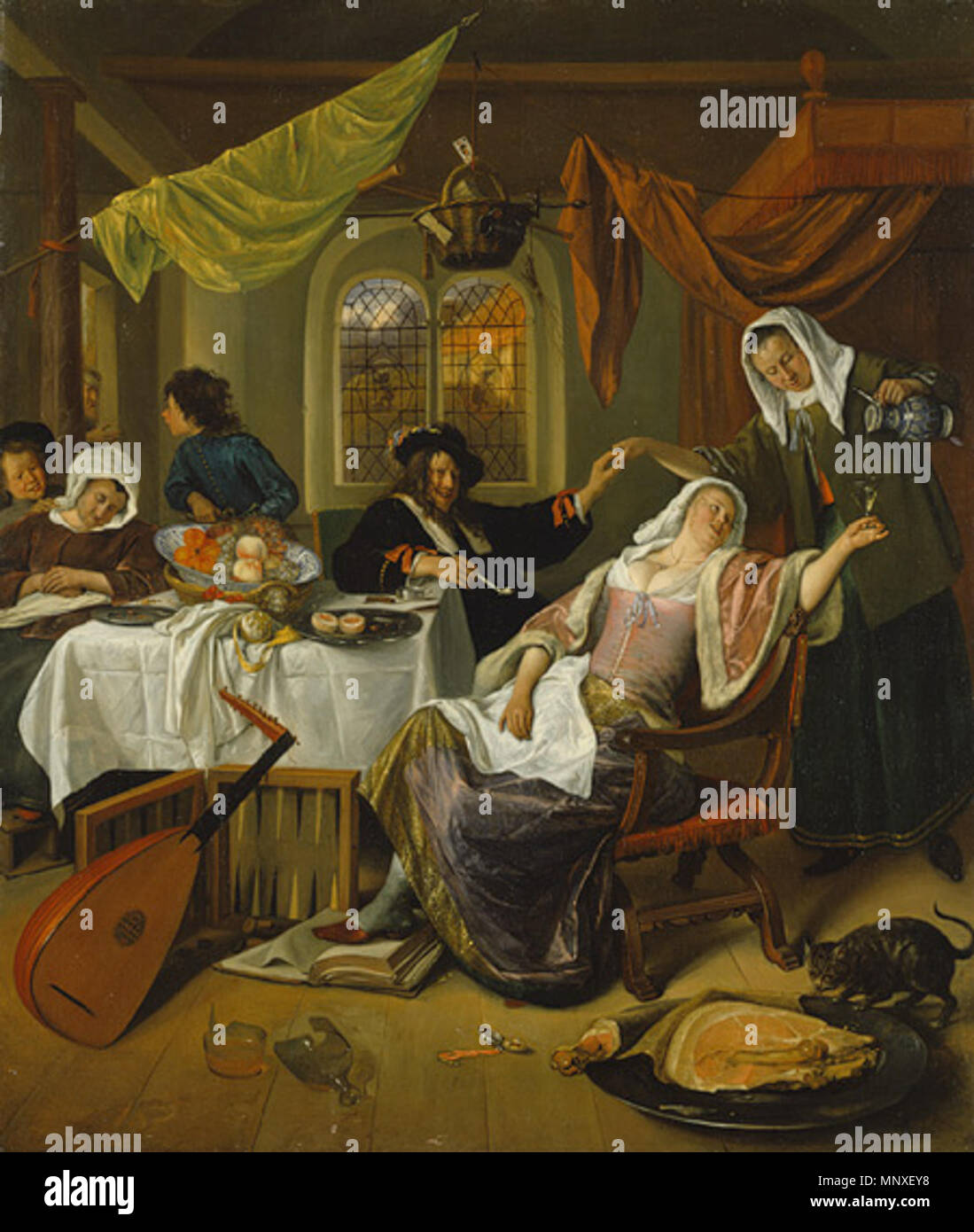 The Dissolute Household 17th century. 1141 Steen, Jan Havickszoon - The ...