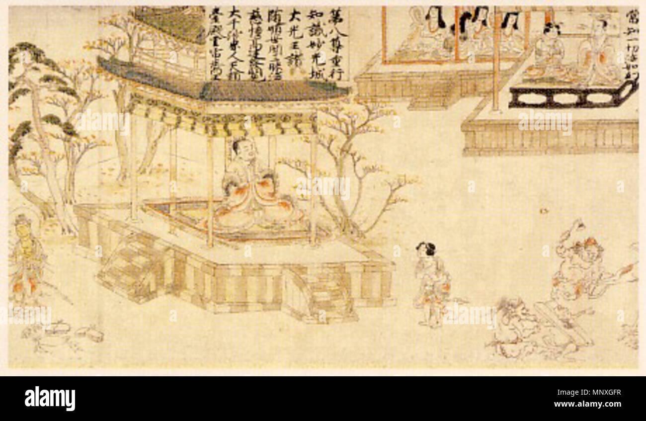 . English Illustrated stories about the boy Sudhana's pilgrimage to