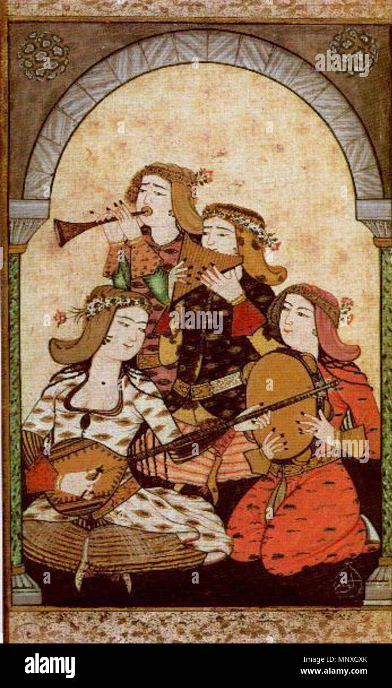 Ottoman miniature painting hi-res stock photography and